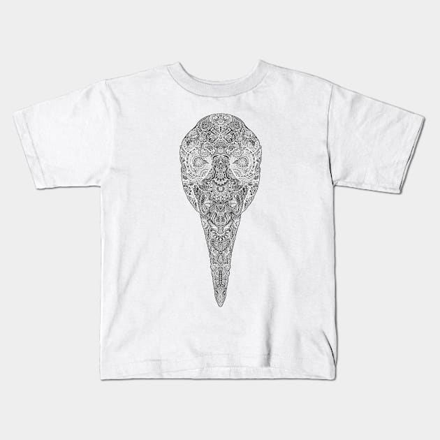 Paisley Plague Mask WoB Kids T-Shirt by ChePanArt